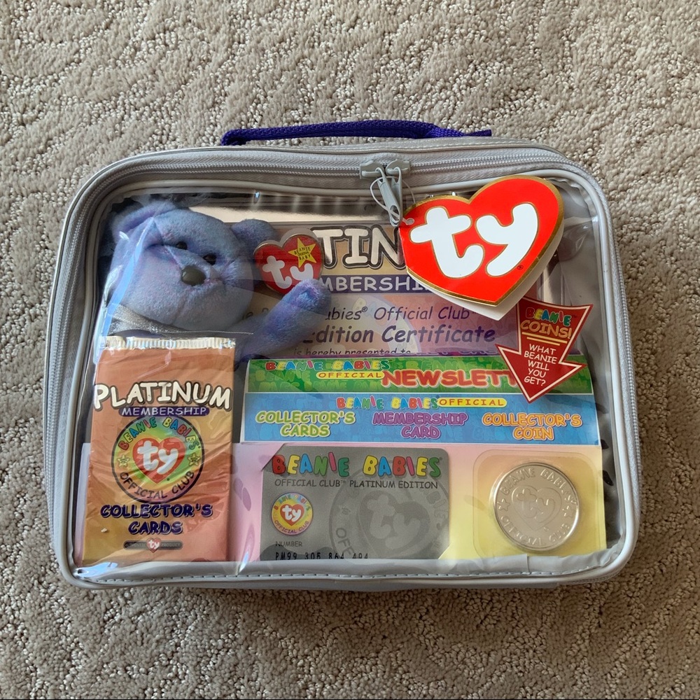 NWT Beanie Babies Official Club Platinum Edition II